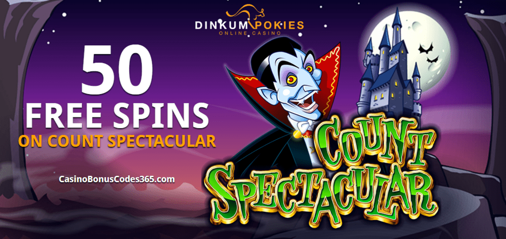 Dinkum Pokies Exclusive 50 FREE Dinkum Pokies Exclusive 40 FREE Spins RTG Count Spectacular