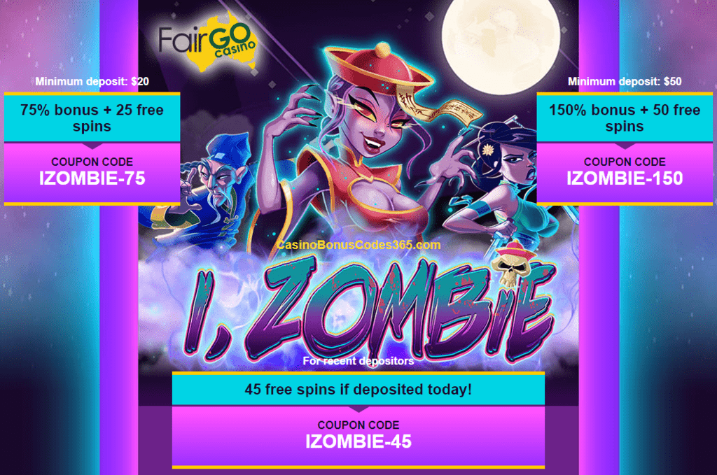 Fair Go Casino RTG i Zombie New Game Bonuses FREE Spins