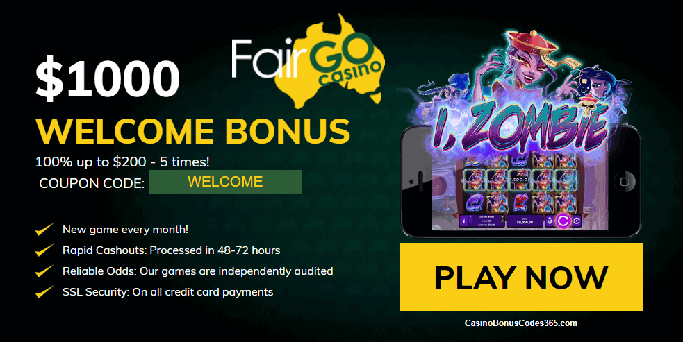 Fair Go Casino RTG i Zombie $1000 Welcome Bonus