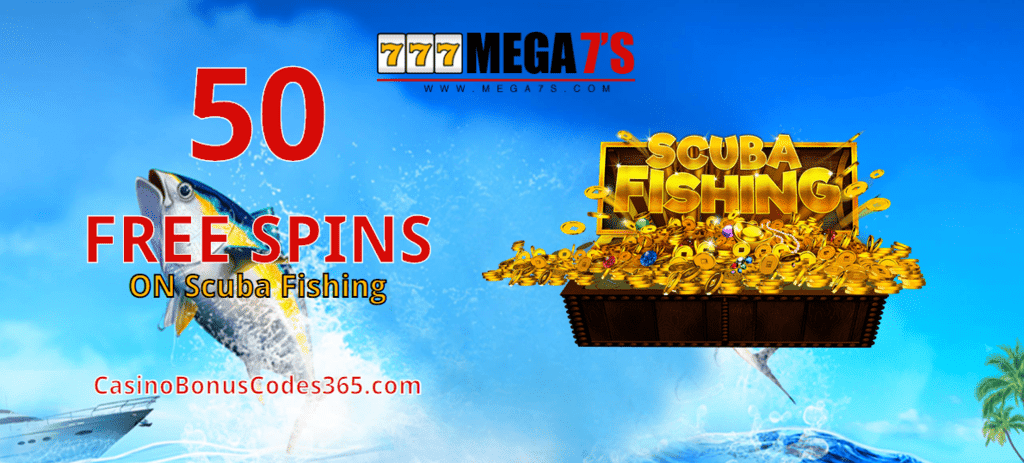 Mega7s Casino RTG Scuba Fishing Exclusive FREE Spins