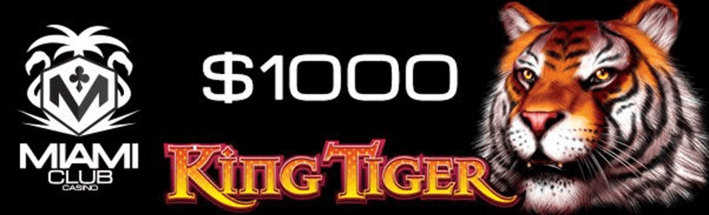 Miami Club Casino $1000 Tiger in your Tank Tournament