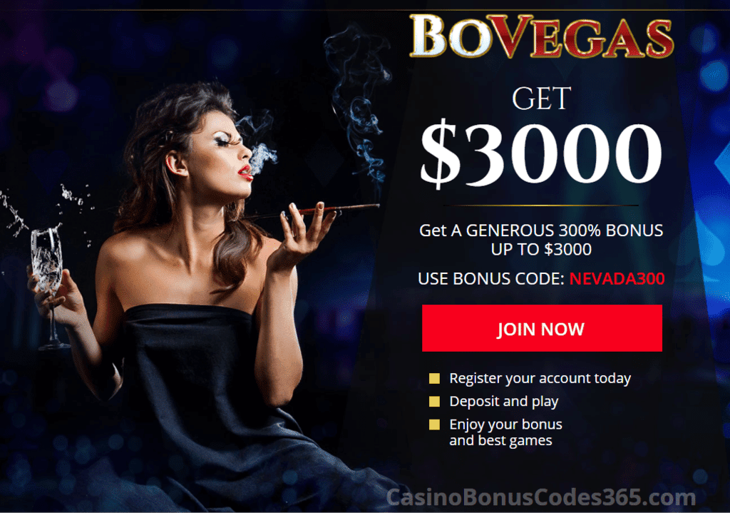 BoVegas Casino 300% up to $3000 Welcome Offer