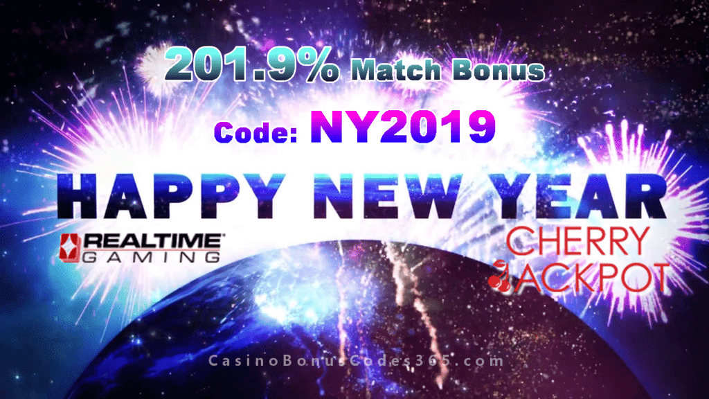 Cherry Jackpot Happy New Year 2019 Bonus Offer