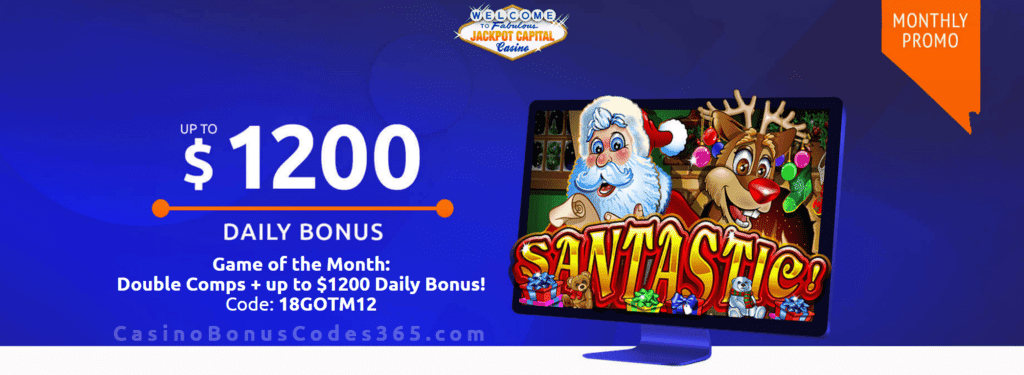 Jackpot Capital December Game of the Month RTG Santastic