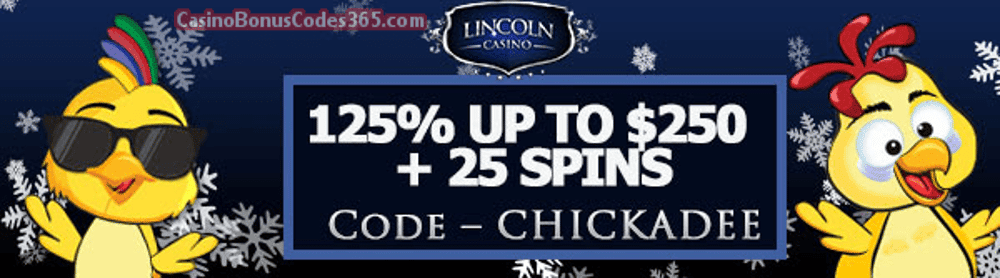 Lincoln Casino 125% Match Bonus up to $250 plus 25 FREE Spins on WGS Funky Chicks Special Promo