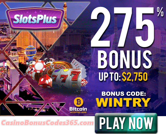 SlotsPlus Winter 275% Match Bonus