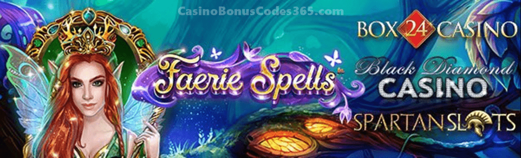 Spartan Slots Box 24 Casino Black Diamond Casino Betsoft Faerie's Spells