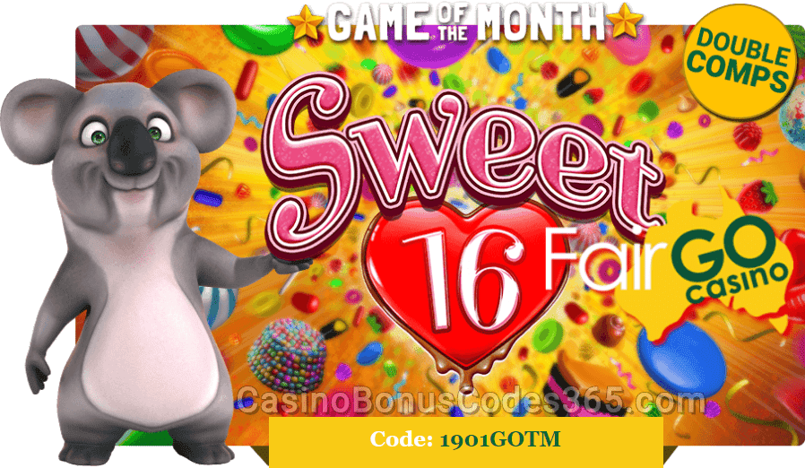 Fair Go Casino January Game of the Month RTG Sweet 16