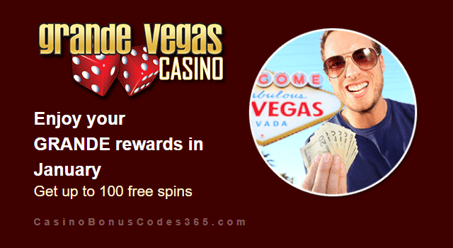 Grande Vegas Casino January 2019 Promo RTG Sweet 16 Asgard