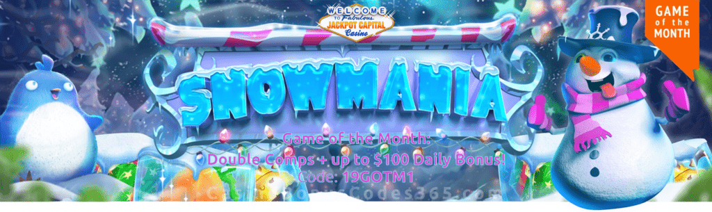 Jackpot Capital January Game of the Month RTG Snowmania