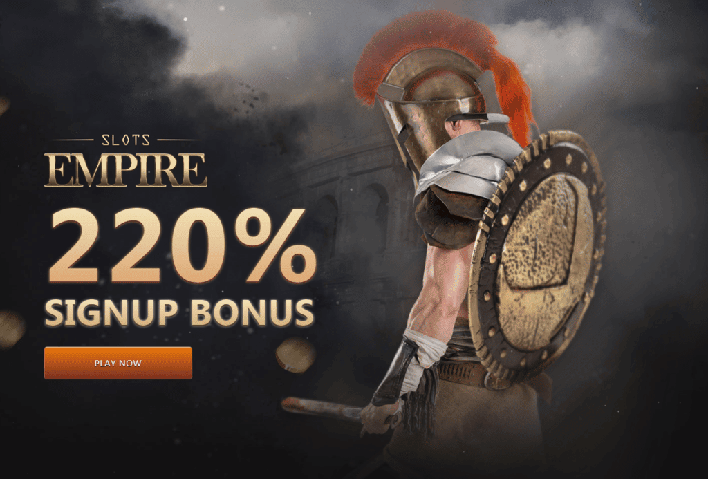 Slots Empire 220% Bonus Welcome Package