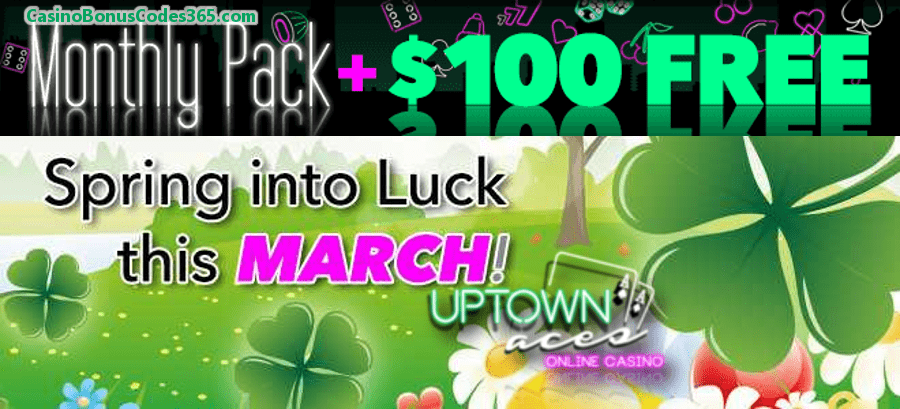 Uptown Aces March Spring Abundance and Luck Bonus Pack