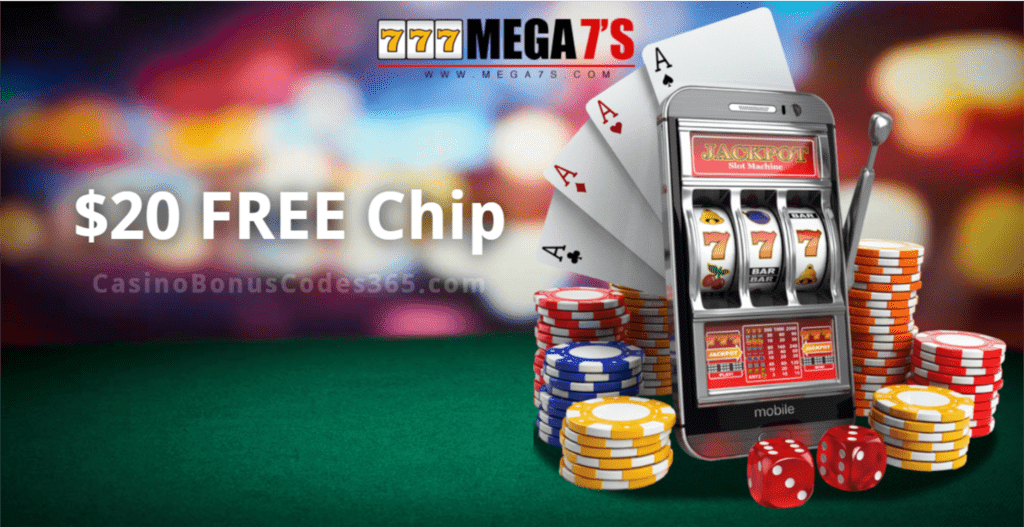 Mega7s Casino Exclusive $20 FREE Chip Welcome Deal