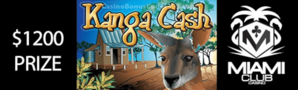 Miami Club Casino $1200 Big Roo Tournament WGS Kanga Cash City of Gold