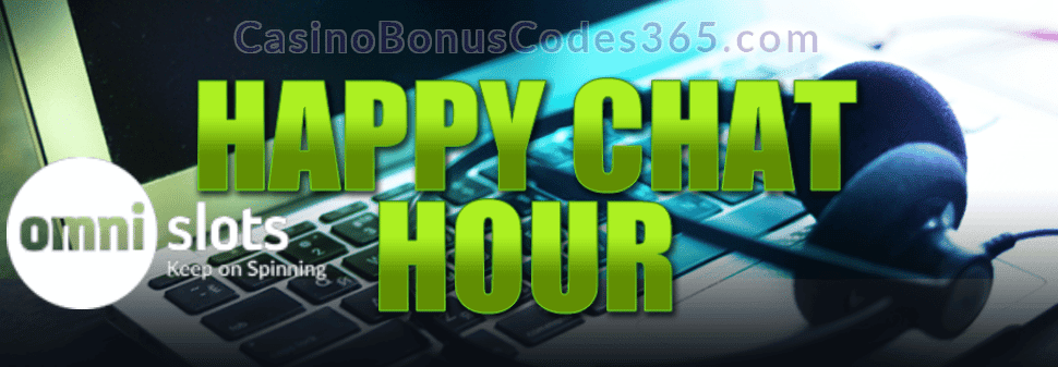 Omni Slots Happy Chat Hour Wednesday Bonus