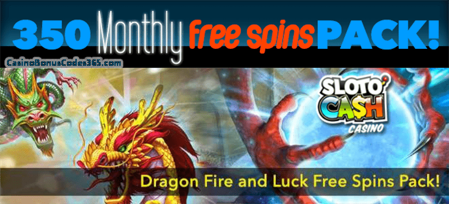 SlotoCash Casino Dragon Fire Gods FREE Spins Pack RTG Dragon Orb Fire Dragon Ancient Gods