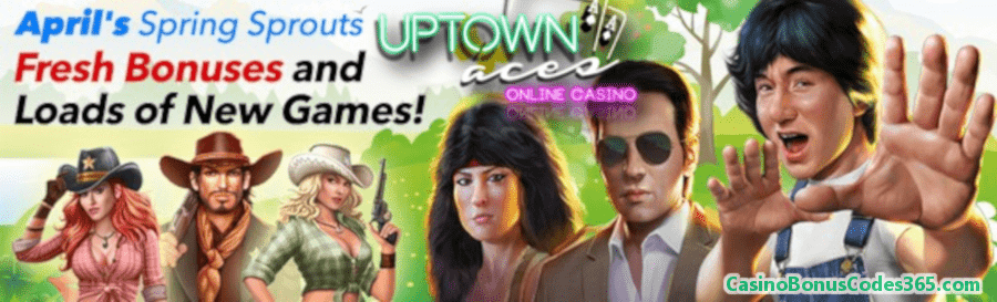 Uptown Aces $150 FREE Chip Spring Bonus Pack