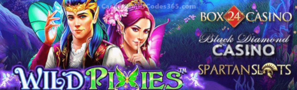 Spartan Slots Box 24 Casino Black Diamond Casino Wild Pixies Pragmatic Play