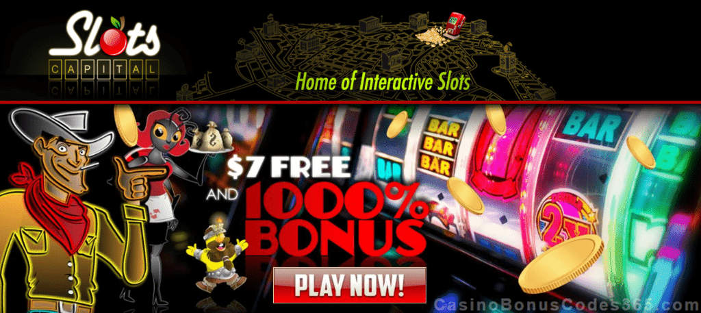 Slots Capital Online Casino Exclusive $7 FREE Chip