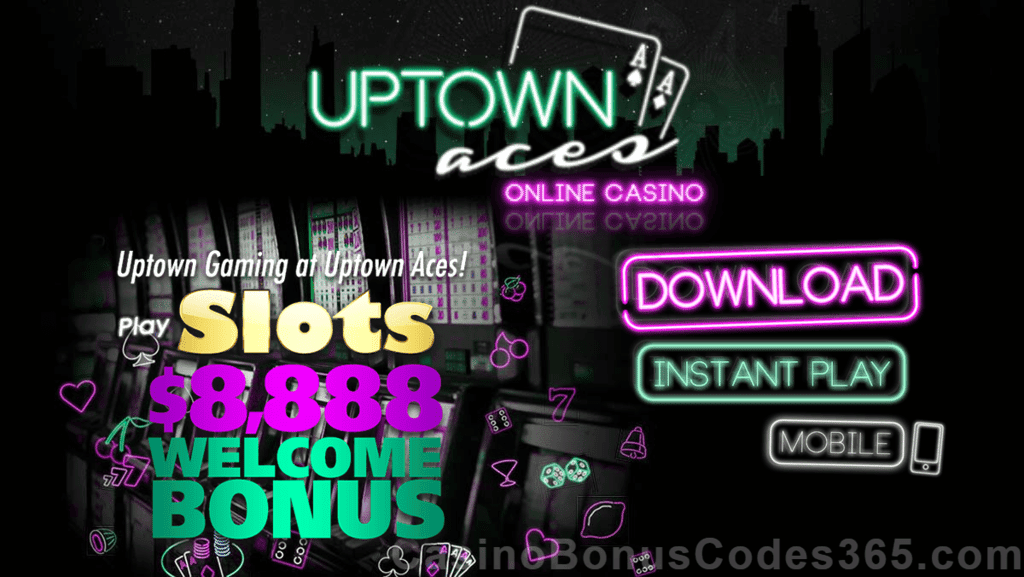 Uptown Aces $8888 Welcome Bonus