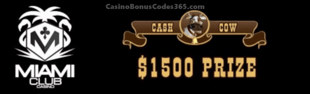 Miami Club Casino $1500 Derby Tournament WGS Cash Cow