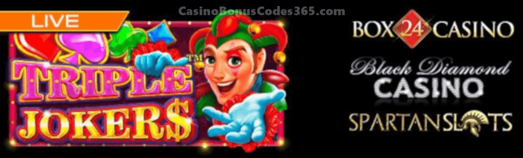 Spartan Slots Box 24 Casino Black Diamond Casino Pragmatic Play Triple Jokers