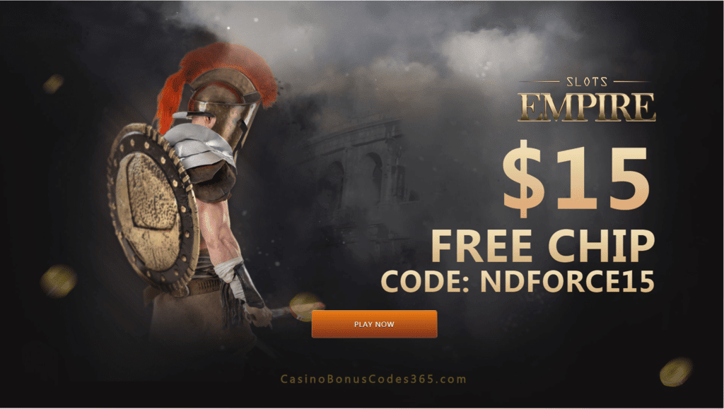 Slots Empire Exclusive $15 FREE Chip Welcome Promo