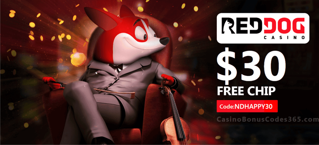 Red Dog Casino $30 Exclusive Sign Up FREE Chip