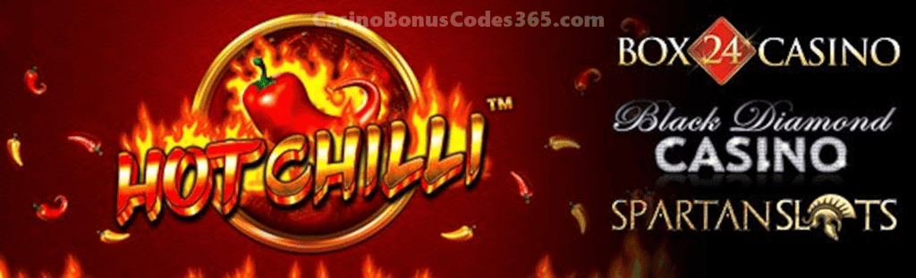 Black Diamond Casino, Box 24 Casino and Spartan Slots Hot Chilli New Pragmatic Play game LIVE