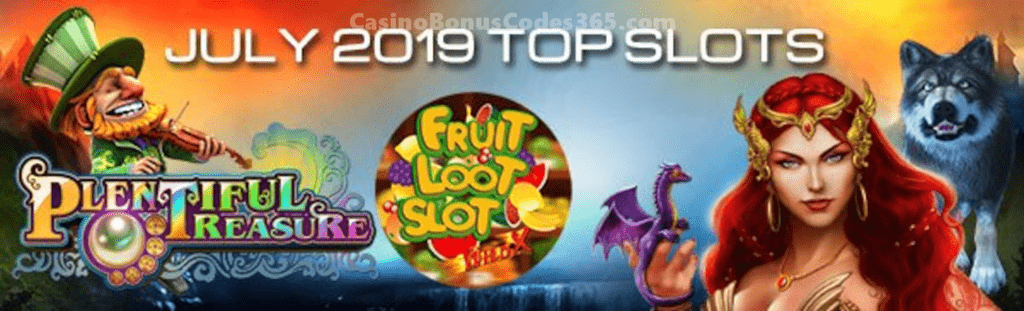 Top Slots in July 2019 by Spins