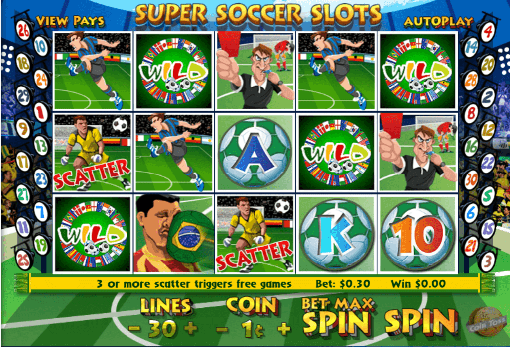 Liberty Slots 40 FREE WGS Super Soccer Spins Special No Deposit Offer