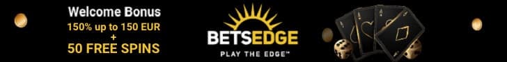 BetsEdge Casino 111% Match up to €100 First Deposit Bonus plus 111 FREE Spins Welcome Package