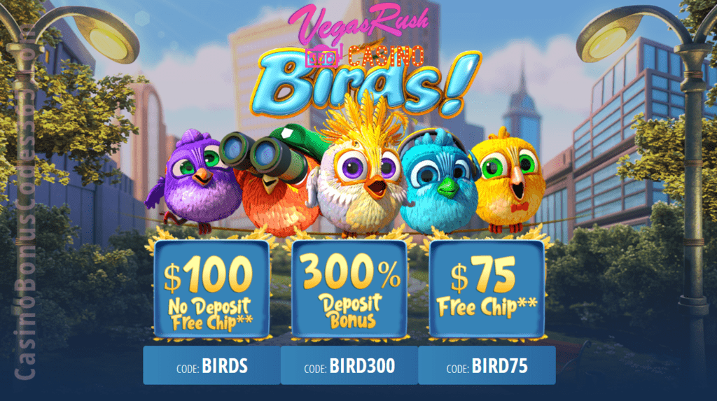 Vegas Rush Casino Birds! Special Promo