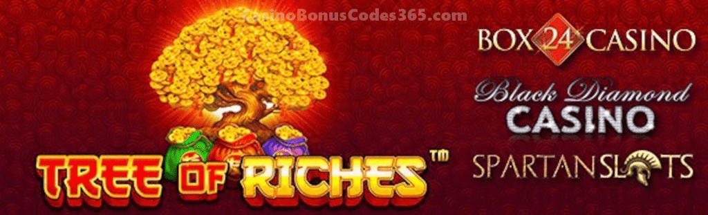 Black Diamond Casino, Box 24 Casino and Spartan Slots Tree of Riches New Pragmatic Play Game LIVE