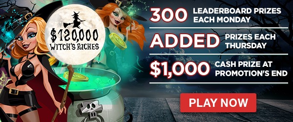 Everygame Casino Red $120000 Witch's Riches Tournament