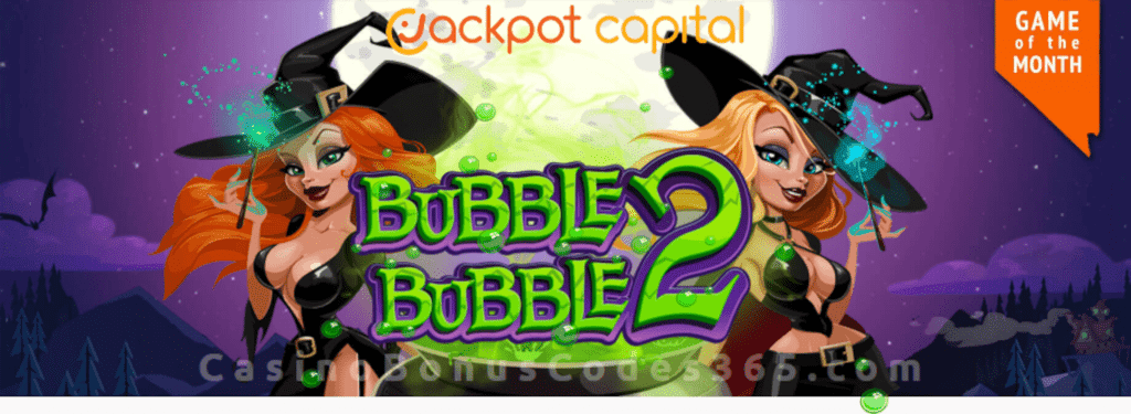 Jackpot Capital October Game of the Month RTG Bubble Bubble 2