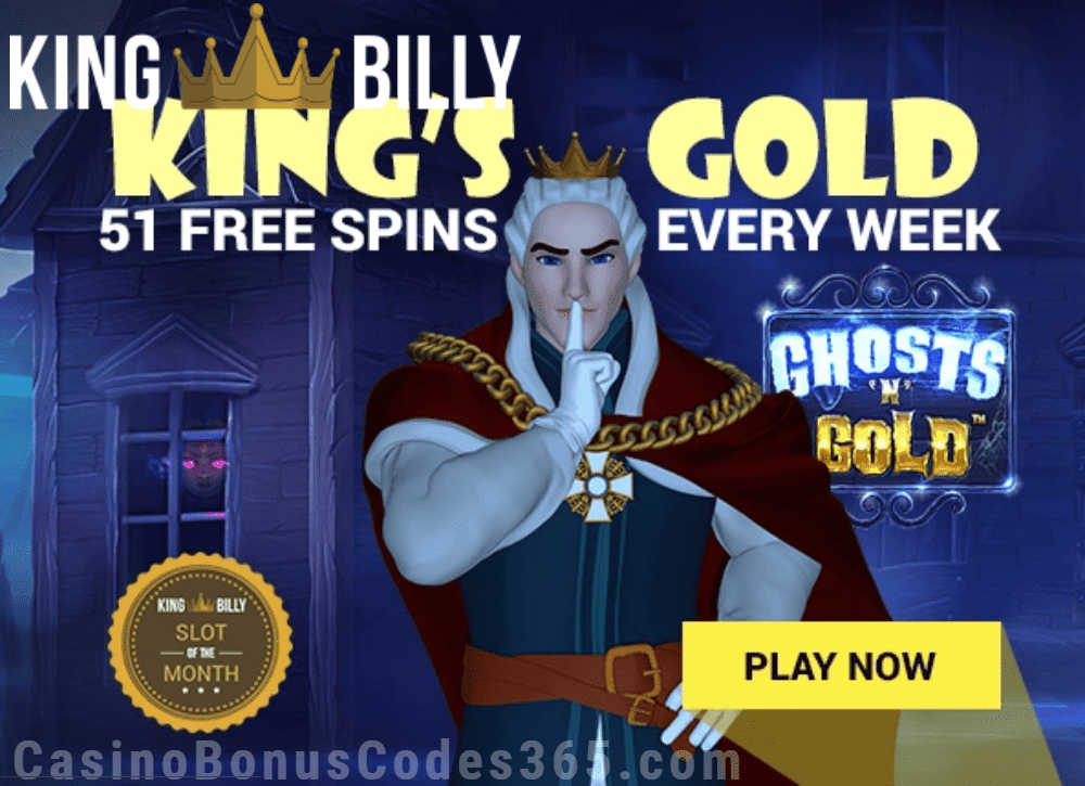 King Billy Casino October Slot of the Month Ghosts Gold