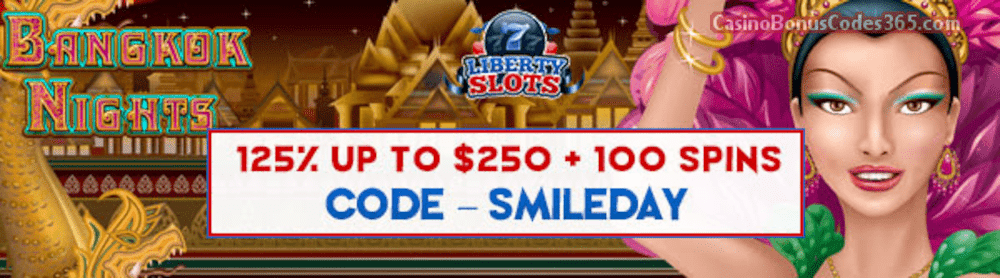 Liberty Slots 125% up to $250 plus Massive 100 FREE WGS Fat Cat Spins Special Welcome Offer