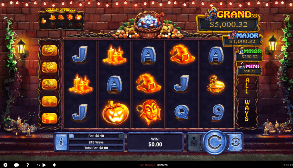 Grande Vegas Casino RTG Halloween Treasures