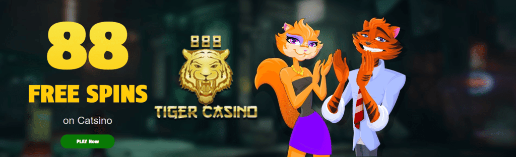 888 Tiger Casino 88 FREE Catsino Spins