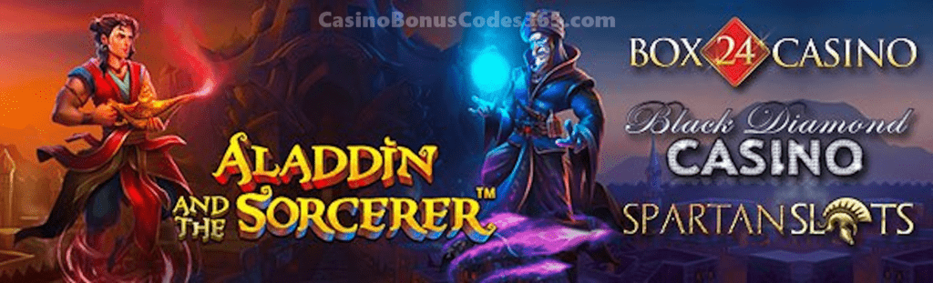 Black Diamond Casino, Box 24 Casino and Spartan Slots Aladdin and the Sorcerer New Pragmatic Play Game LIVE