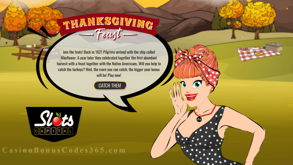 Slots Capital Online Casino Thanksgiving Feast Special Promotion