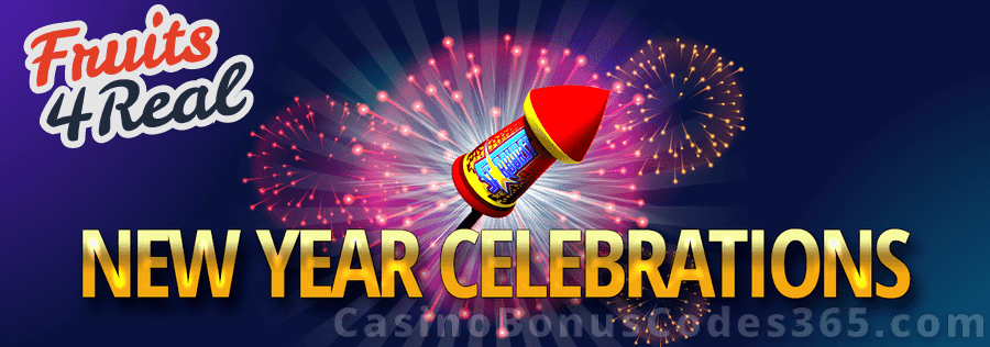 Fruits4Real New Year Celebration Bonus Betsoft Boomanji