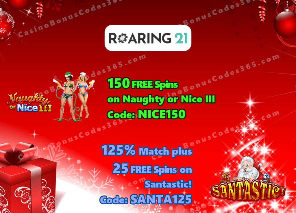 Roaring 21 Happy Holidays Special Promo