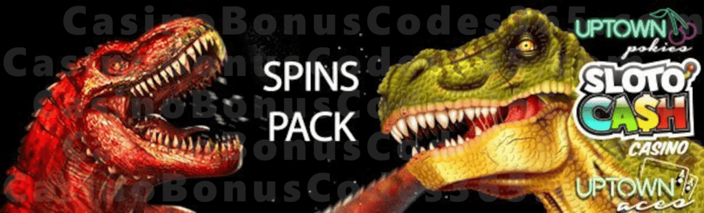 SlotoCash Casino Uptown Aces Uptown Pokies Prehistoric FREE Spins Pack