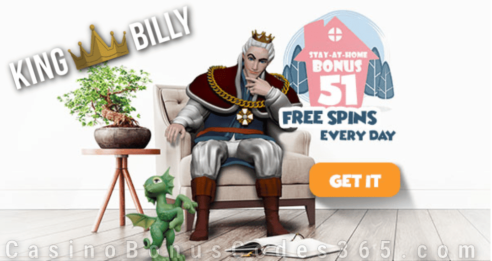 King Billy Casino Stay at Home Bonus Spring Tails