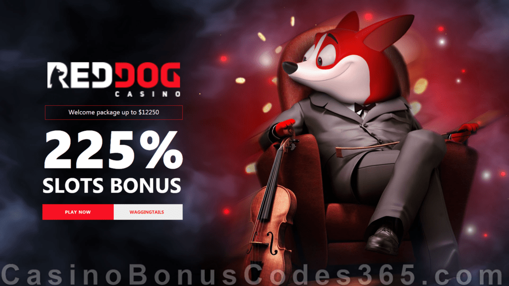 Red Dog Casino 225% Match Welcome Bonus