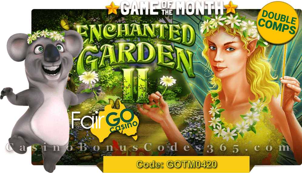 Fair Go Casino April Game of the Month RTG Enchanted Garden II