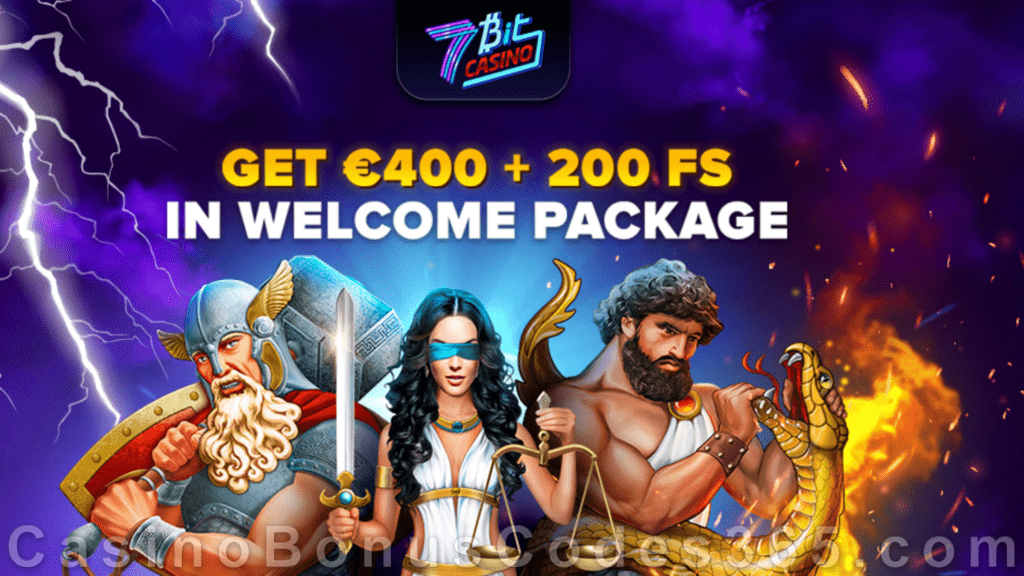 7BitCasino €400 plus 200 FREE Spins Welcome Package