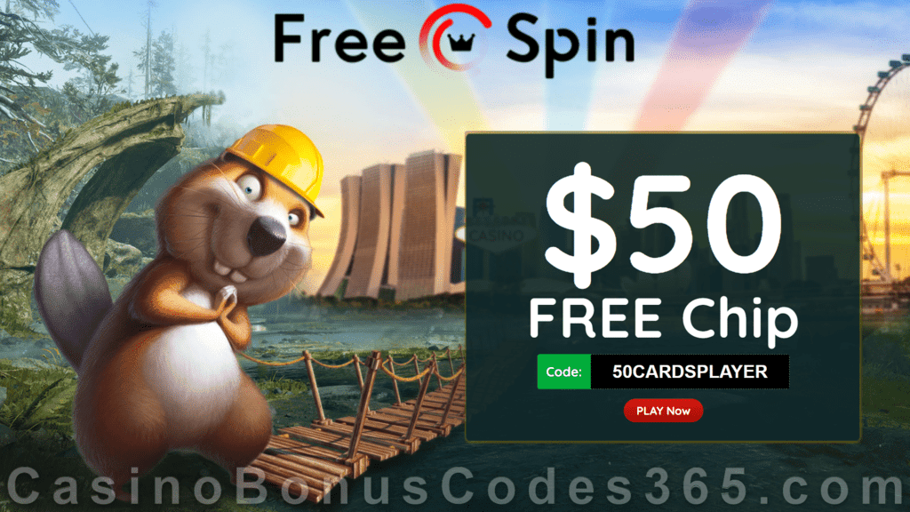 FREE Spin Casino $50 FREE Chip Exclusive Deal